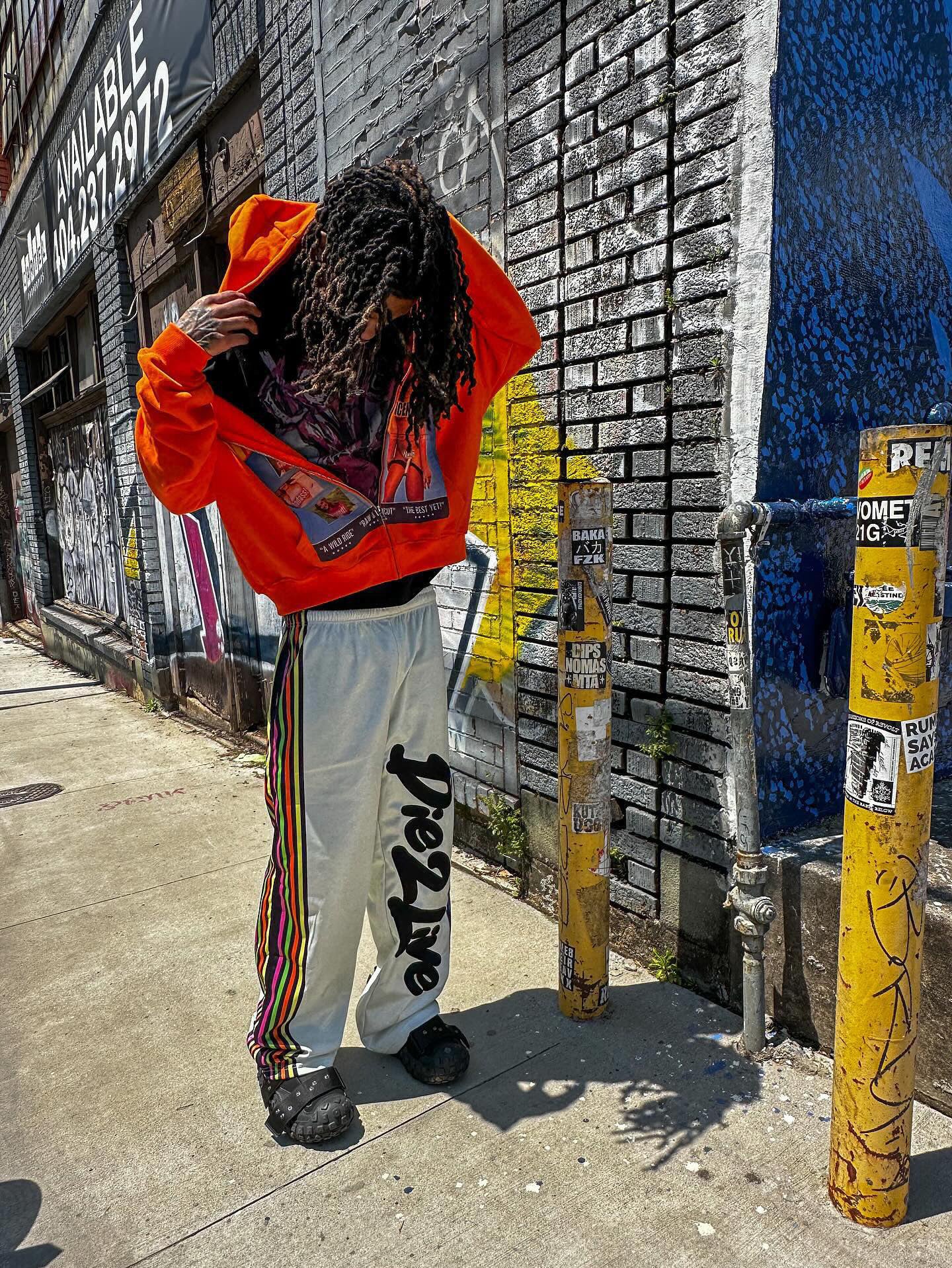 REVERSE MULTICOLOR TRACKPANTS