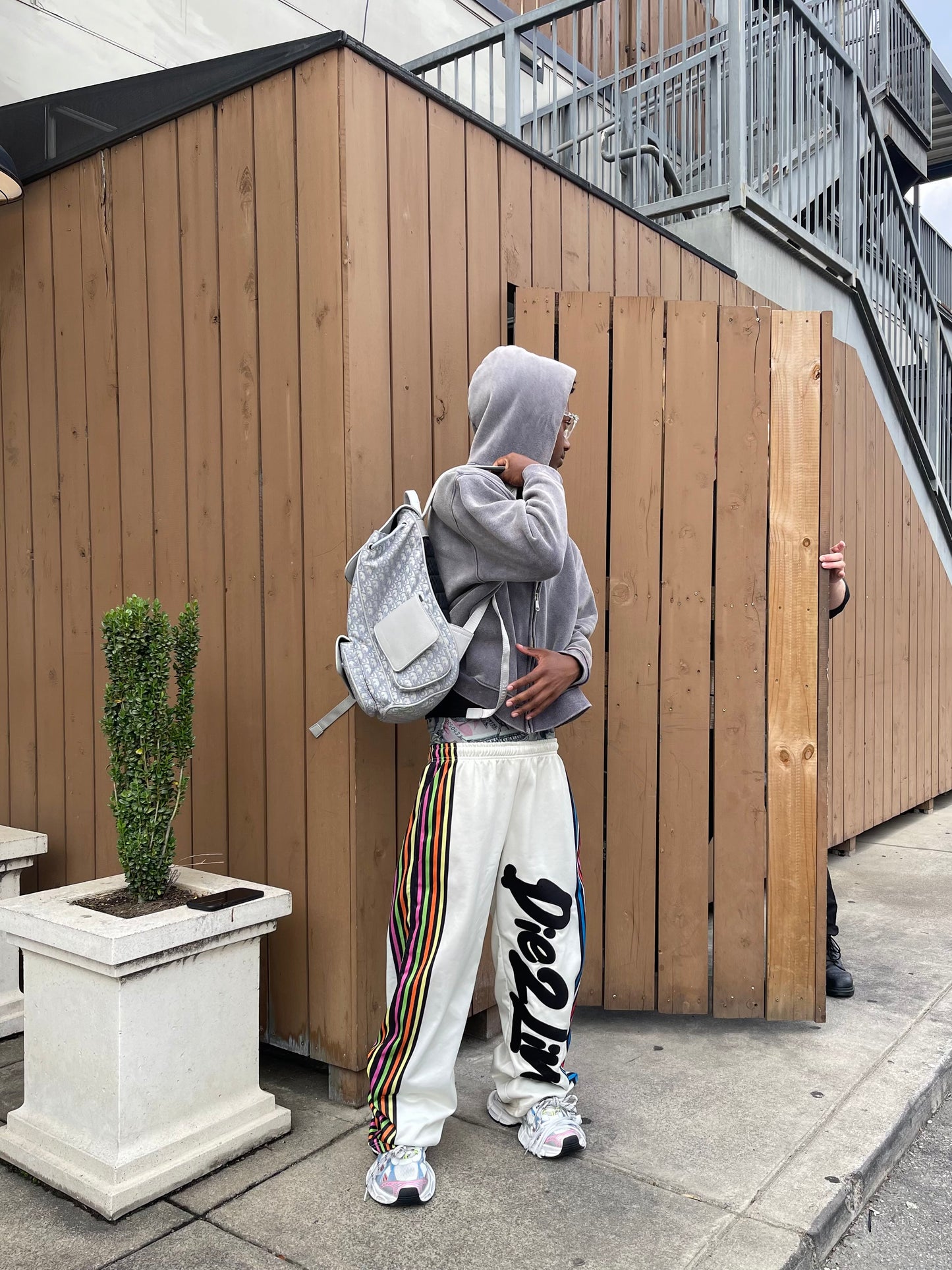 REVERSE MULTICOLOR TRACKPANTS